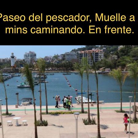 Appartement Departamento Sobre Costera, 1Min La Quebrada, 3M Playas Y Yates à Acapulco Extérieur photo