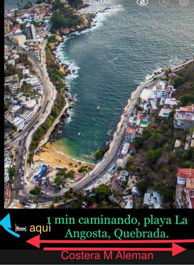 Appartement Departamento Sobre Costera, 1Min La Quebrada, 3M Playas Y Yates à Acapulco Extérieur photo